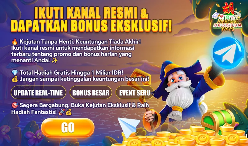 IKUTI KANAL RESMI & DAPATKAN BONUS EKSKLUSIF!